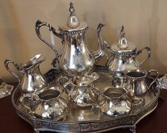 Silver Service that was used in the Lowe Hotel in Buena Vista