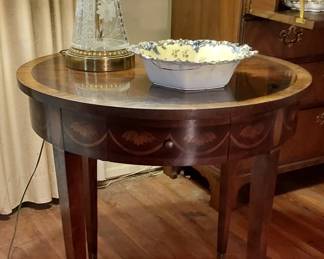  Inlaid Table by Baker