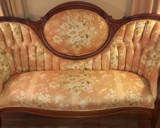 Cameo Back Victorian Sofa