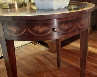  Inlaid Table by Baker