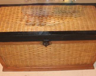 Wicker Storage Chest