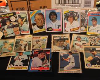 Detroit Tigers baseball Cards