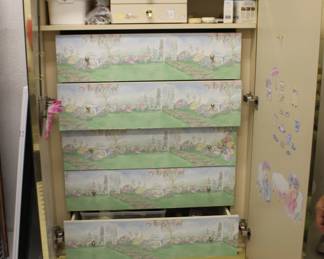 Armoire with Artistic Craft Drawers