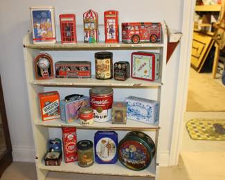 Tins amd Shelf