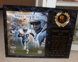 Barry Sanders 20 Detroit Lion