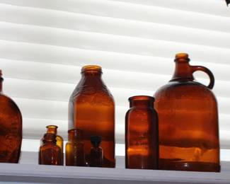 Amber Milk, Cleanser, Sytrup Medicine Bottles