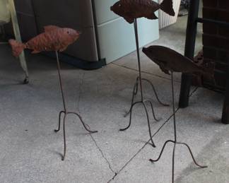 Metal Art Garden Fish