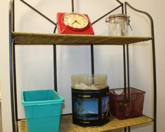 Shelf, Clock, Tin Craft Items