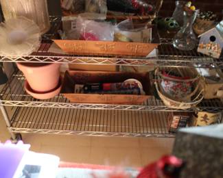 Copper Planters, Colored Sands, Water Colors, Decorator Items