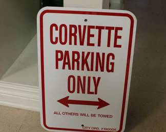 Corvette Parking Only