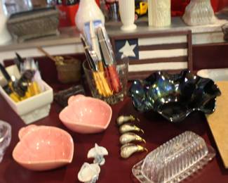 Vintage Bowls, Napkin Rings, More