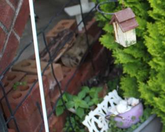 Shepherds Hook with Bird House