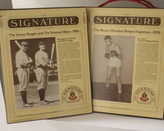 Babe Ruth Ty Cobb Joe Louis