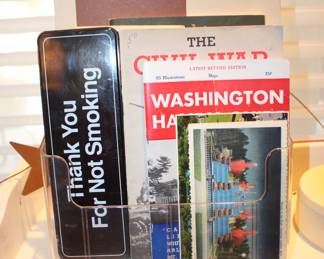 Post Card, Signs, The Civil War, Washington Brochure Novelties