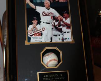 Cal Ripken Signed Baseball in Ink