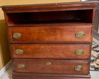 PreSale Item #1 - TV Cabinet $50 -- 3'X2'X3' made by the Johnston Tom Bigbee Furniture Mfg. Co. (This piece is listed on Facebook Market Place for presale)