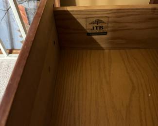 Inside of TV cabinet