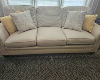 Three seat "Linen" sofa