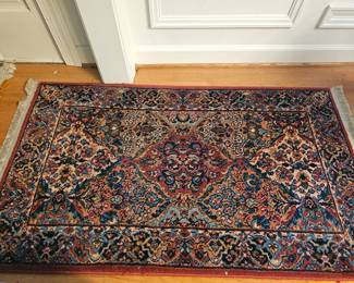 3 x 4' Karastan area rug - pattern "Multi color" Kirman.'