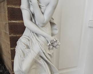 Plaster Staturary (Drink can for scale)