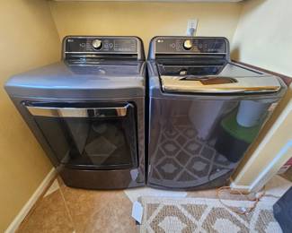LG "Smart" Steamer washer and dryer set
