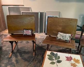 Antique Classroom Seats