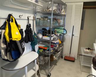 Chrome Shelving - Canning Jars, etc