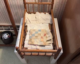 Baby Bed - Antique