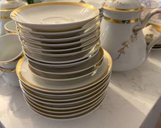 Limoges Dinnerware - with Coffee Pot