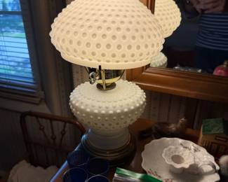 Milk Glass lamp