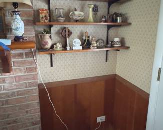 Assorted Accessories including Royal Dux Art Nouveau Vase