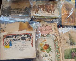 Valentines, Postcards, Christmas