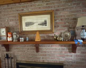 Assorted Accessories including Goebel Pitcher, Decorated Plate