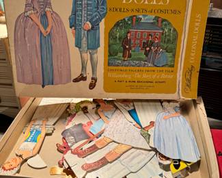 Colonial Dolls Cutouts and Paper Dolls
