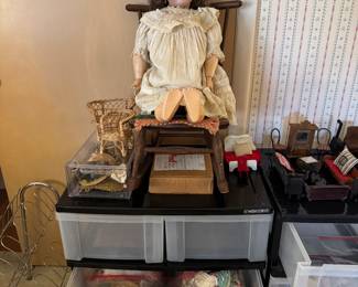 Antique Bisque Doll - 24" - gorgeous