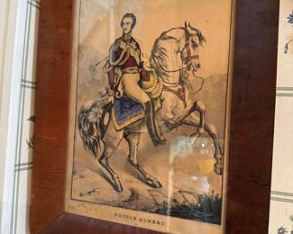 Prince Albert - early colored Etching