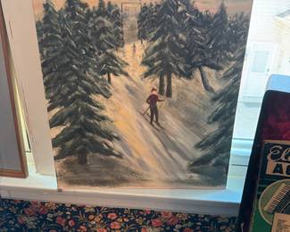 Winter Scene - Painting