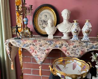 There they are Victoria and Albert and an etching of Victoria , That Charming Candleabra is a pair