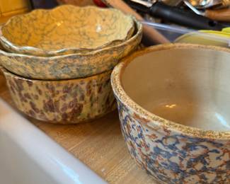 Splatter/Spongeware Bowls