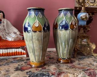 Doulton Lambeth Vases