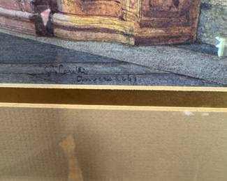 Signature on Watercolor