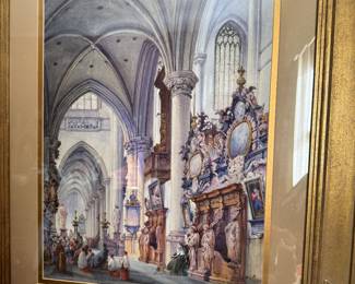 Framed Watercolor