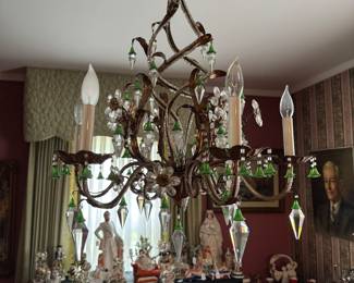 Fantastic Chandelier - plug in to ceiling, easy to remove