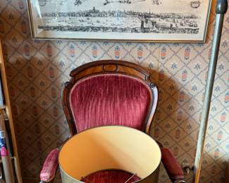 Victorian Arm Chair, Engraving