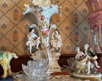 Staffordshire Figure/Vase