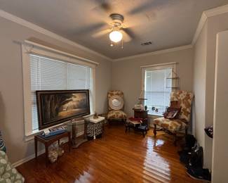 Pair of Cowhide Chairs