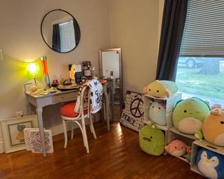 Vanity, Sqishmallows, and Assorted Decor