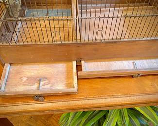 Antique 1860s French birdcage (birds are not real)