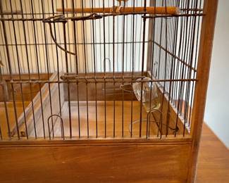 Antique 1860s French birdcage (birds are not real)