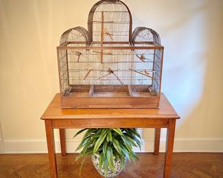 Antique 1860s French birdcage 